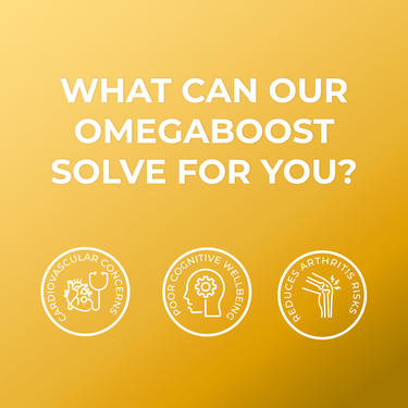 OmegaBoost : Vegan Plant-Based Omega 3-6-9 with 1000mg Flaxseed Oil